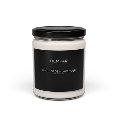 White Sage + Lavender Scented Candle