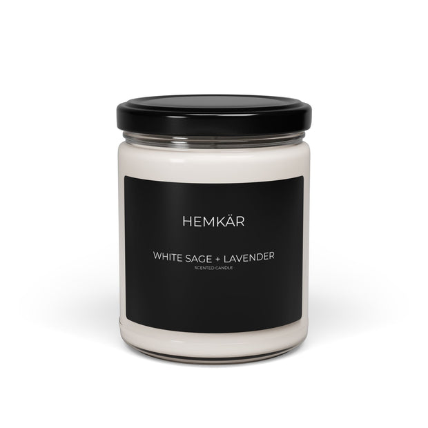 White Sage + Lavender Scented Candle