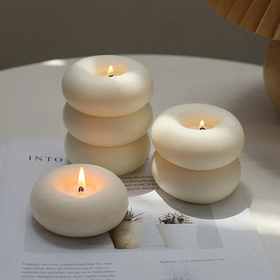 Exquisite Donut-Shaped Scented Candles