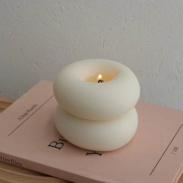 Exquisite Donut-Shaped Scented Candles