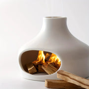 Elegant Ceramic Palo Santo & Sage Burner with Chimney