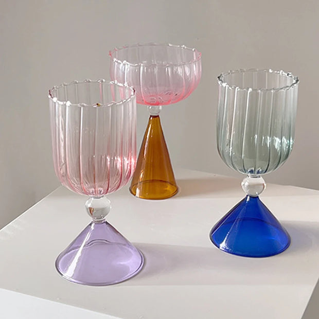 Colorful Gradient Champagne Coupe