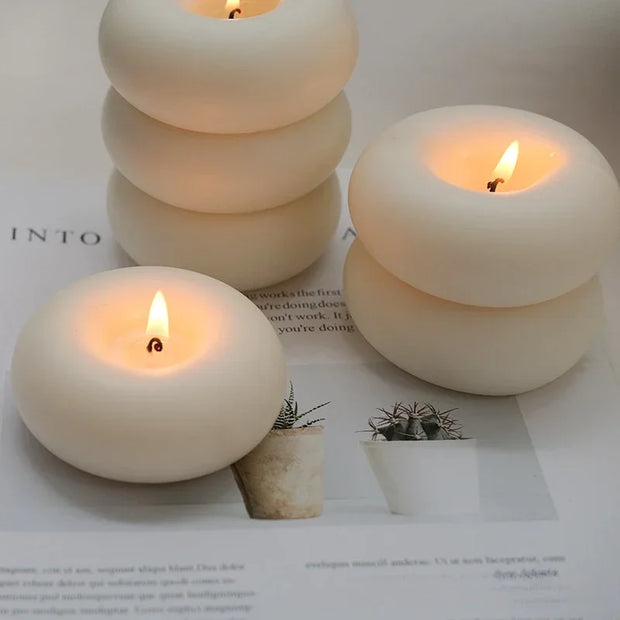 Exquisite Donut-Shaped Scented Candles