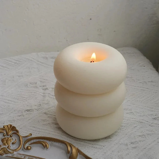 Exquisite Donut-Shaped Scented Candles