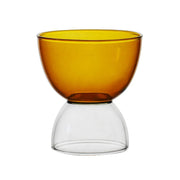 orange goblet glass